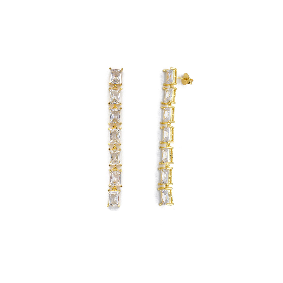 Orecchini Tennis pendenti (OR029W)