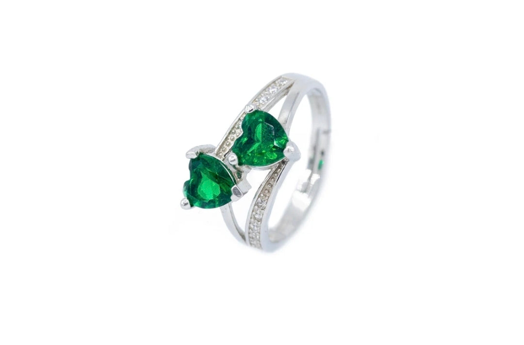 Anello Double cuore