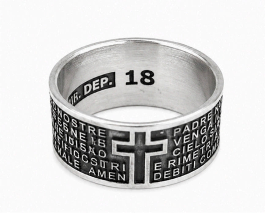 Anello preghiera Padre Nostro