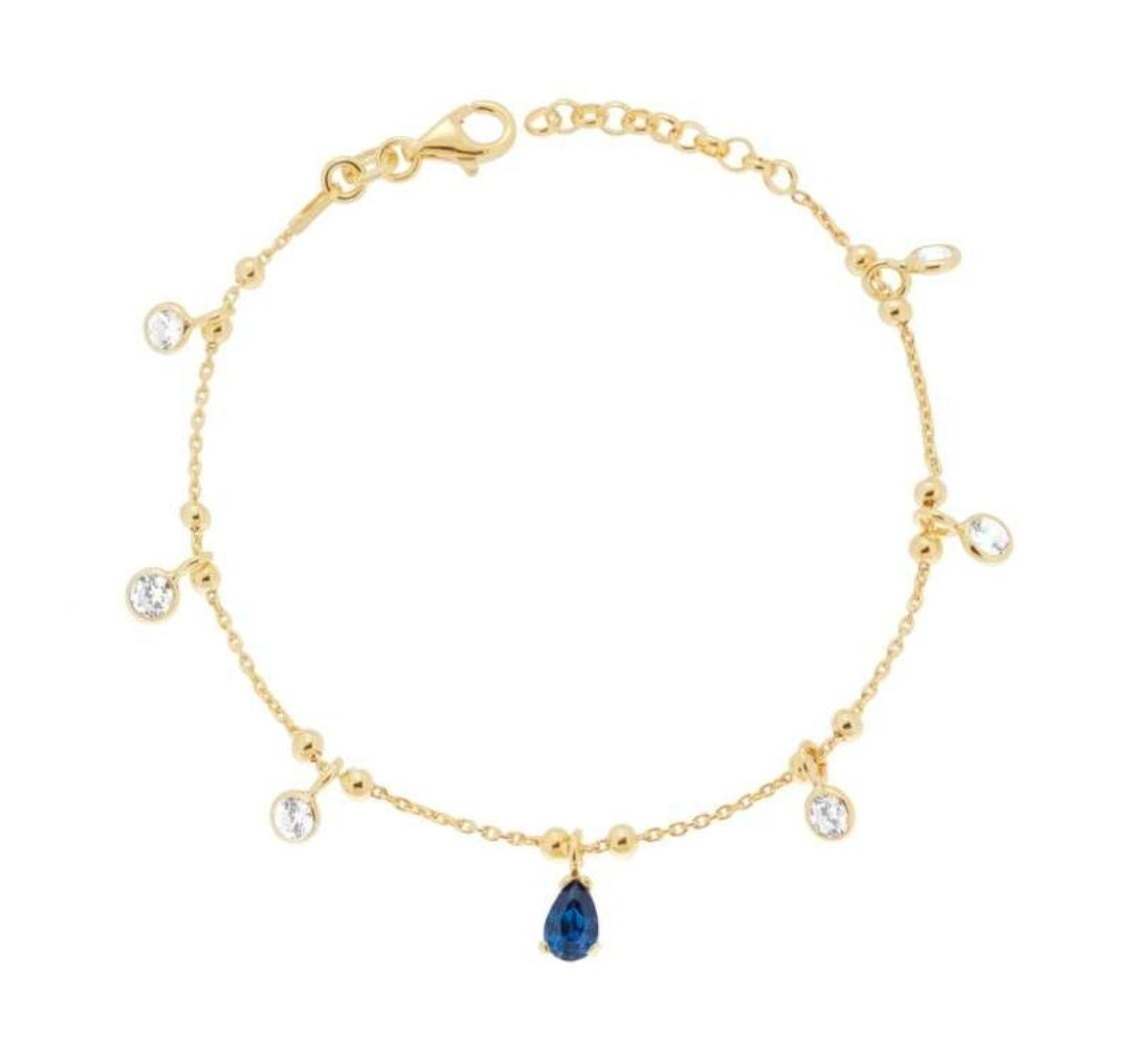 Bracciale con Goccia e zirconi (BR012)