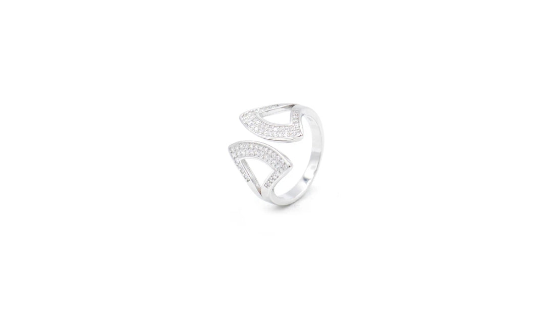 Anello Double strass (AN078)