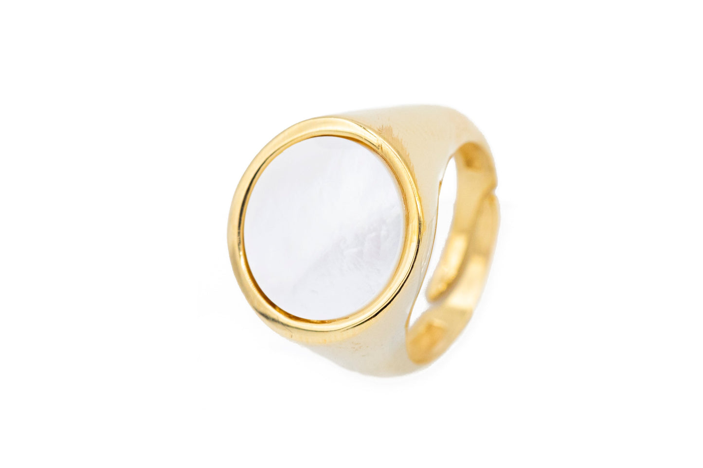 Anello Tondo Madreperla (AN095)