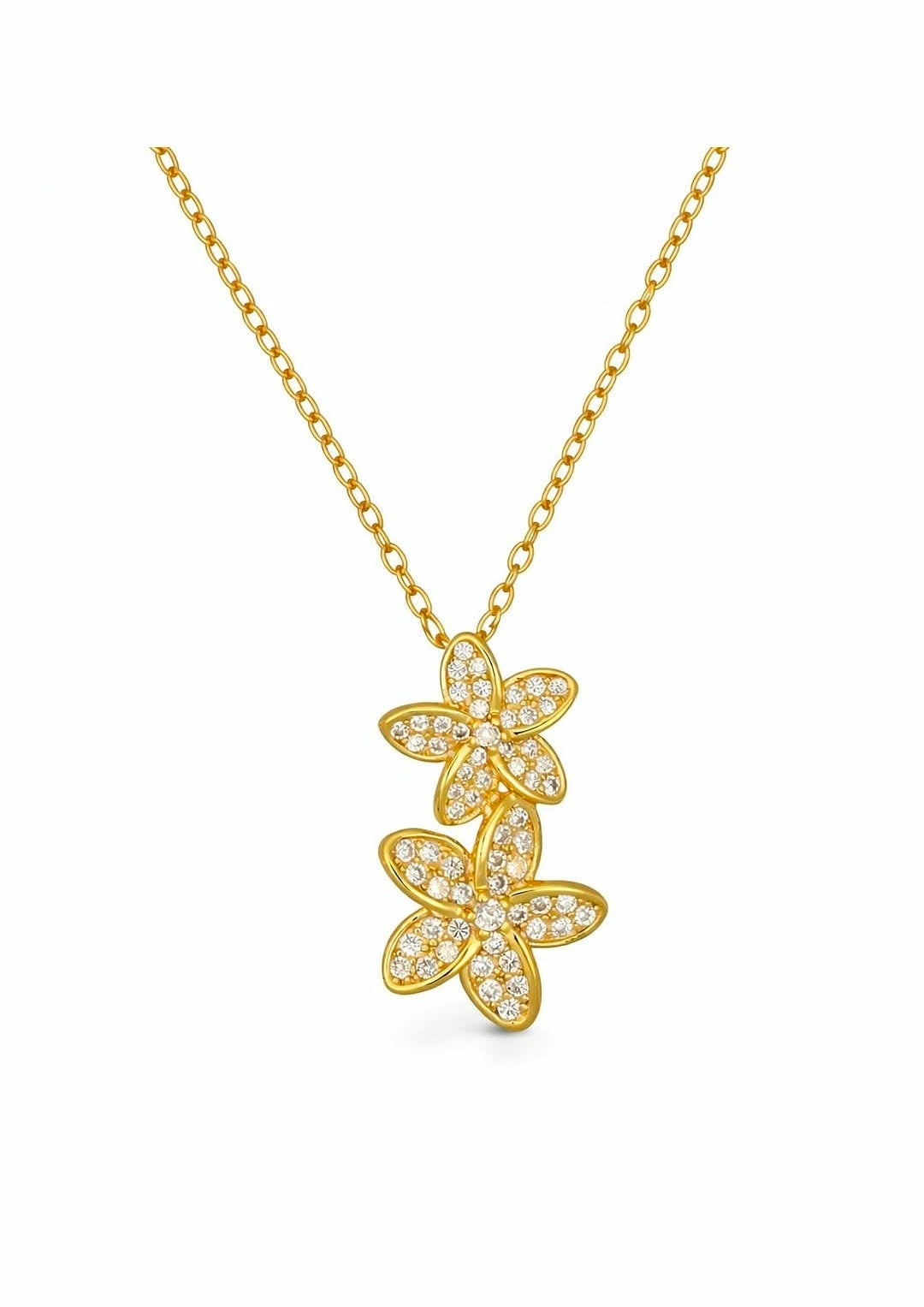 Collana Doppio Fiore