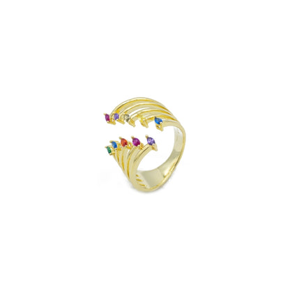 Anello cleopatra multicolore (AN061)