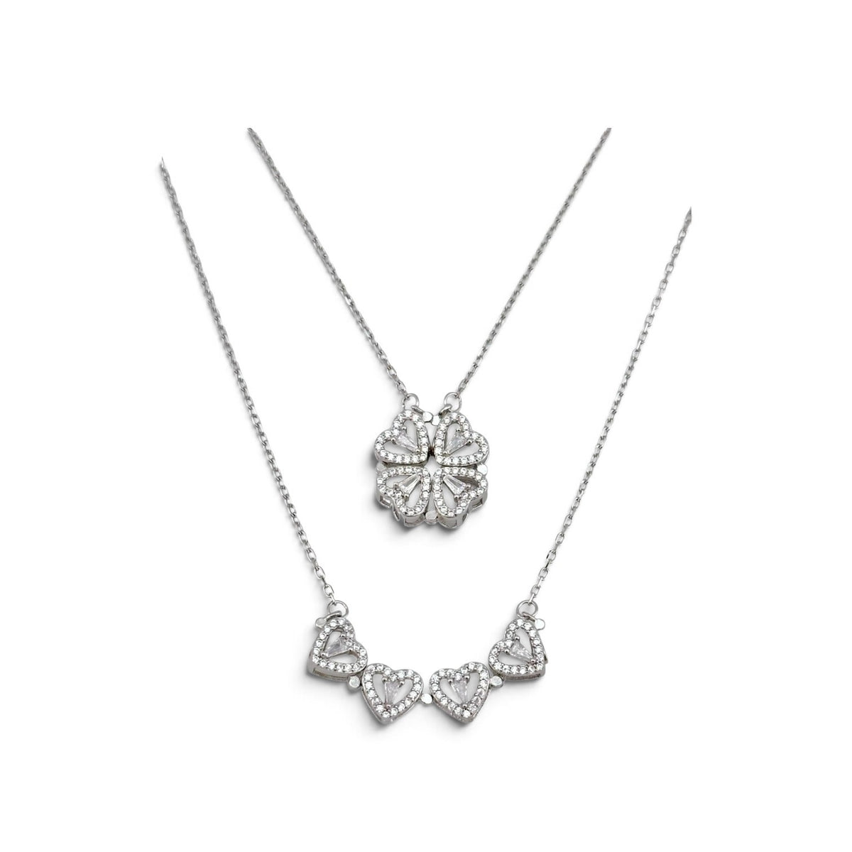 Collana Magnetica Quadrifoglio