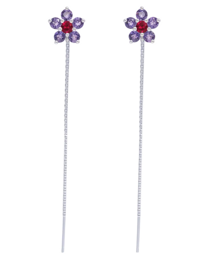 Orecchini Saliscendi a Fiore (OR192)