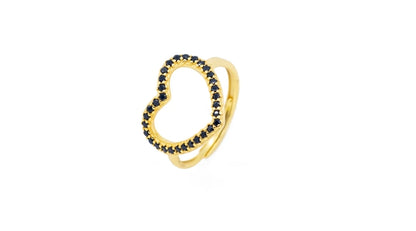 Anello Cuore simply strass