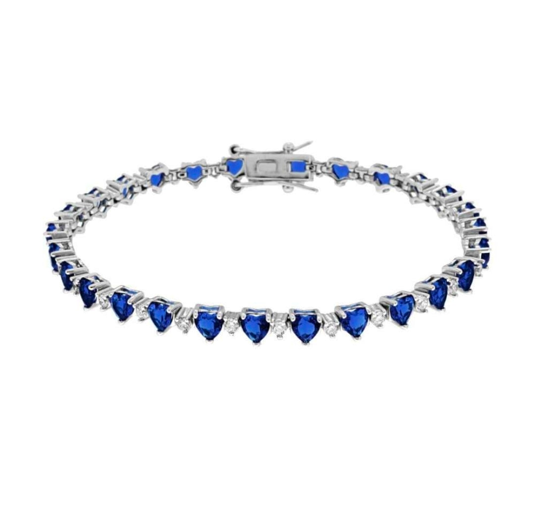 Bracciale Tennis con Cuori