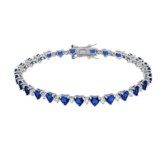 Bracciale Tennis con Cuori