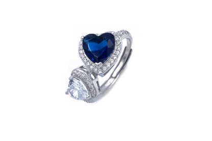 Anello doppio Cuore (AN001)