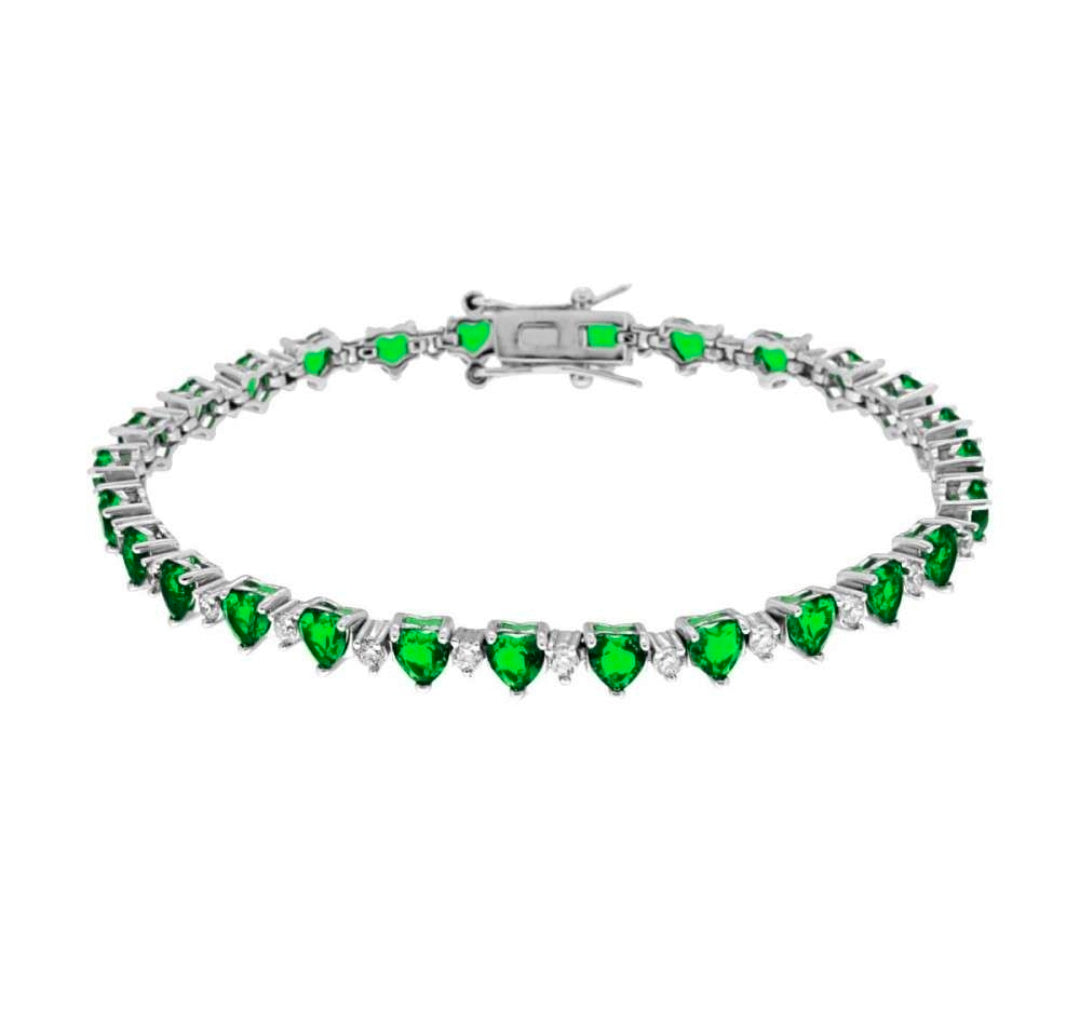 Bracciale Tennis con Cuori