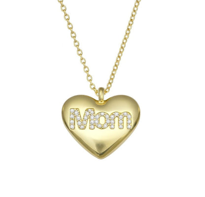 Collana Cuore Mom Smaltato