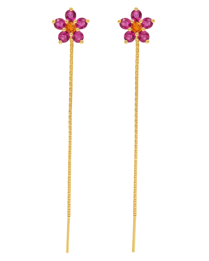 Orecchini Saliscendi a Fiore (OR192)