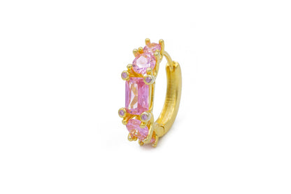 Orecchini cerchietti diamond colour