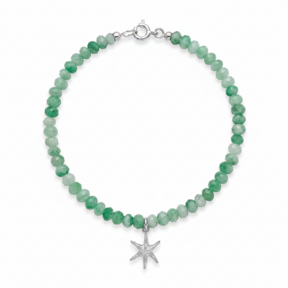 Cavigliera sfera verde stella marina