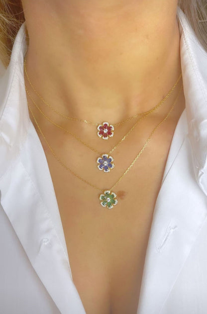 Collana con Fiore (CL075)
