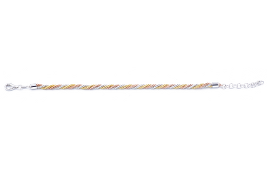 Bracciale Torciglione Tricolore (BR006)
