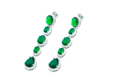 Orecchini goccia pendent diamond (OR013)