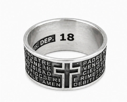 Anello preghiera Padre Nostro