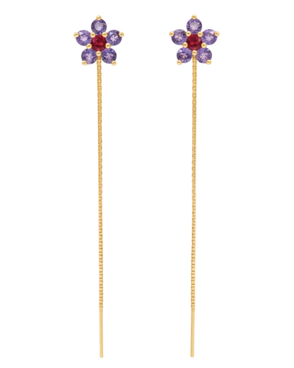 Orecchini Saliscendi a Fiore (OR192)