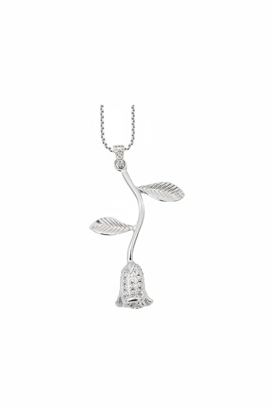 Collana Rosa della Rinascita zirconato