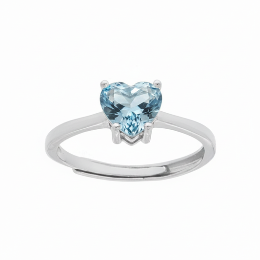Anello Cuore Solitario
