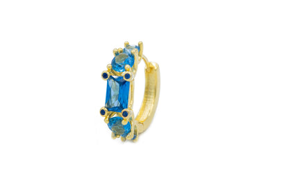 Orecchini cerchietti diamond colour