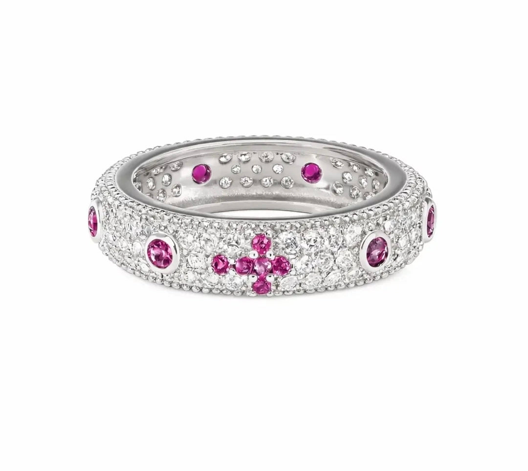 Anello Rosario pavé (AN317)