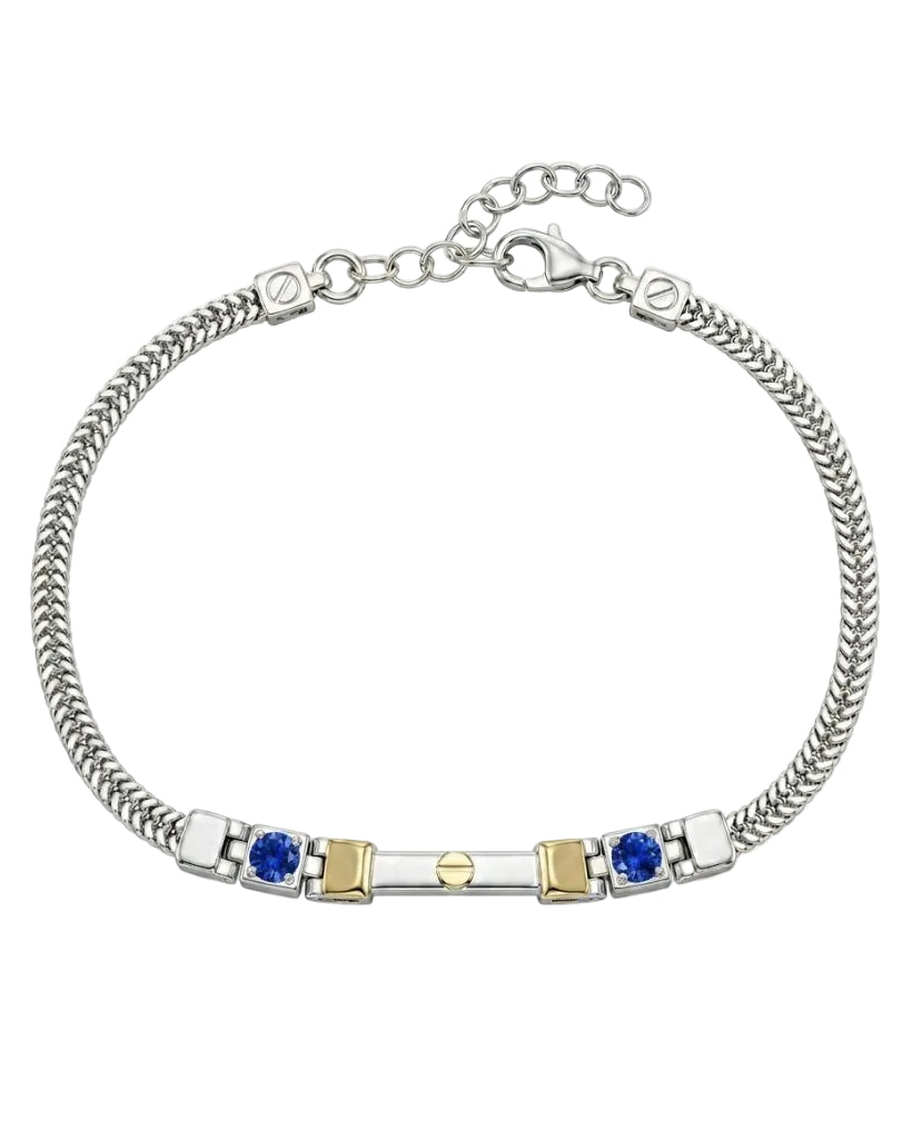 Bracciale Targa con Chiodo Uomo