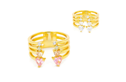 Anello Tris di Cuori (AN074)