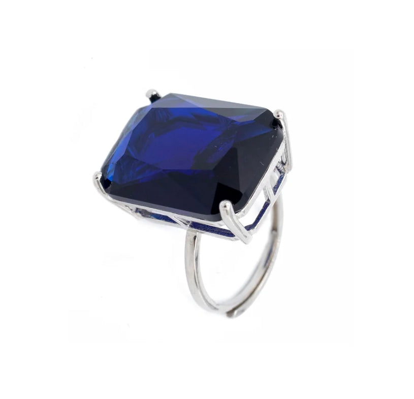 Anello Pietra Rettangolare (AN012)