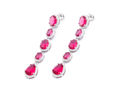 Orecchini goccia pendent diamond (OR013)
