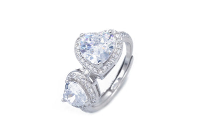 Anello doppio Cuore (AN001)
