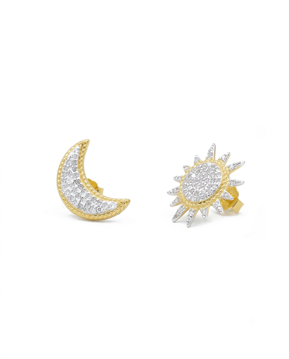 Orecchini Sole e Luna
