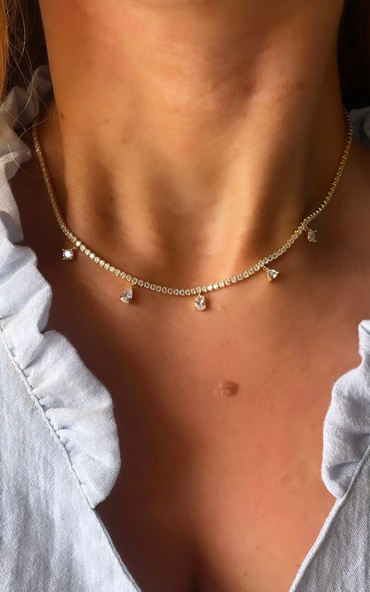 Collana Tennis Pendenti