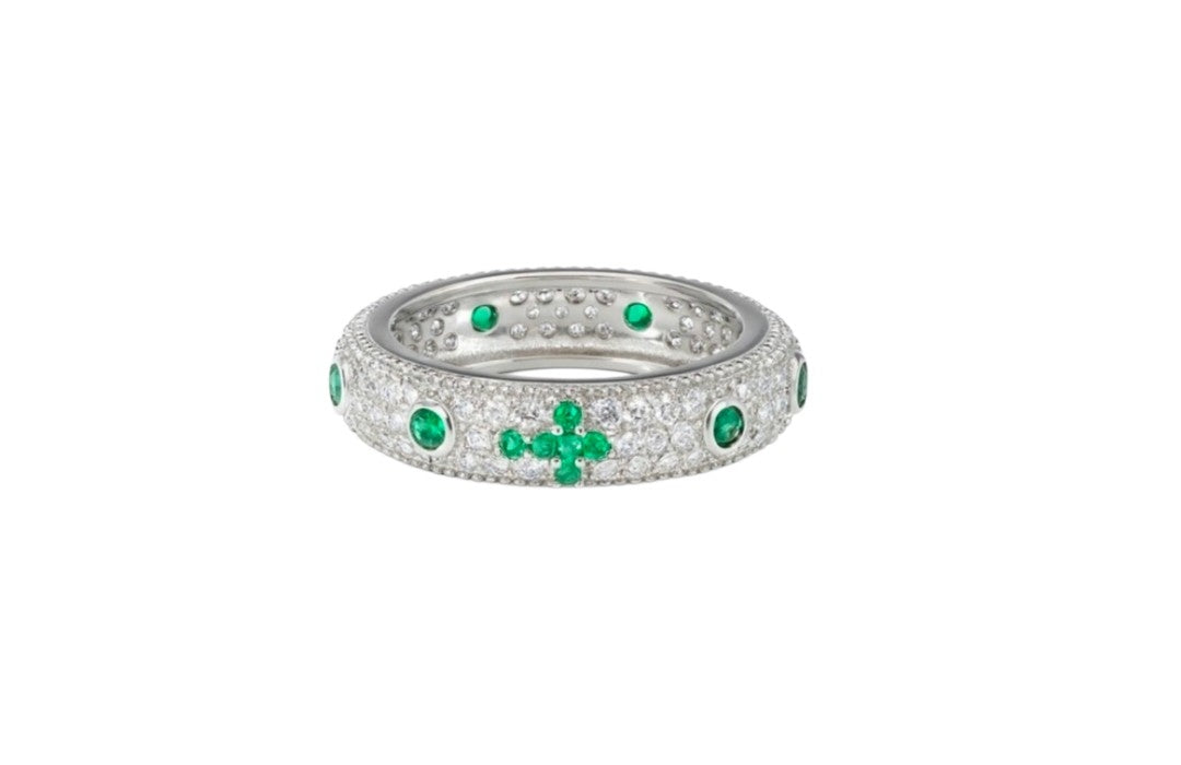 Anello Rosario pavé (AN317)