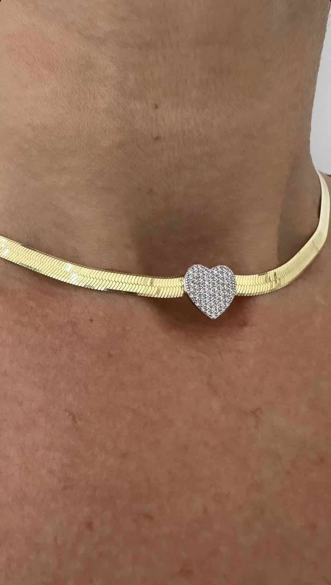 Collana Piattina Heart