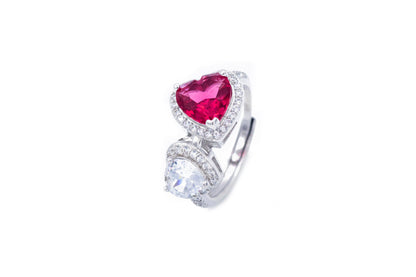 Anello doppio Cuore (AN001)