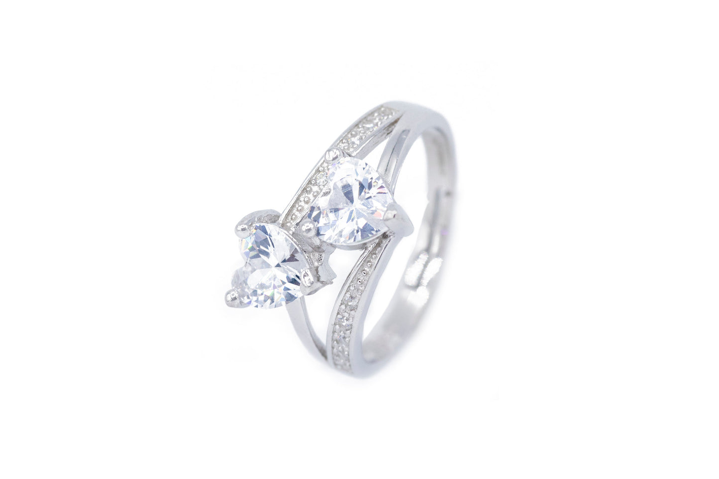 Anello Double cuore