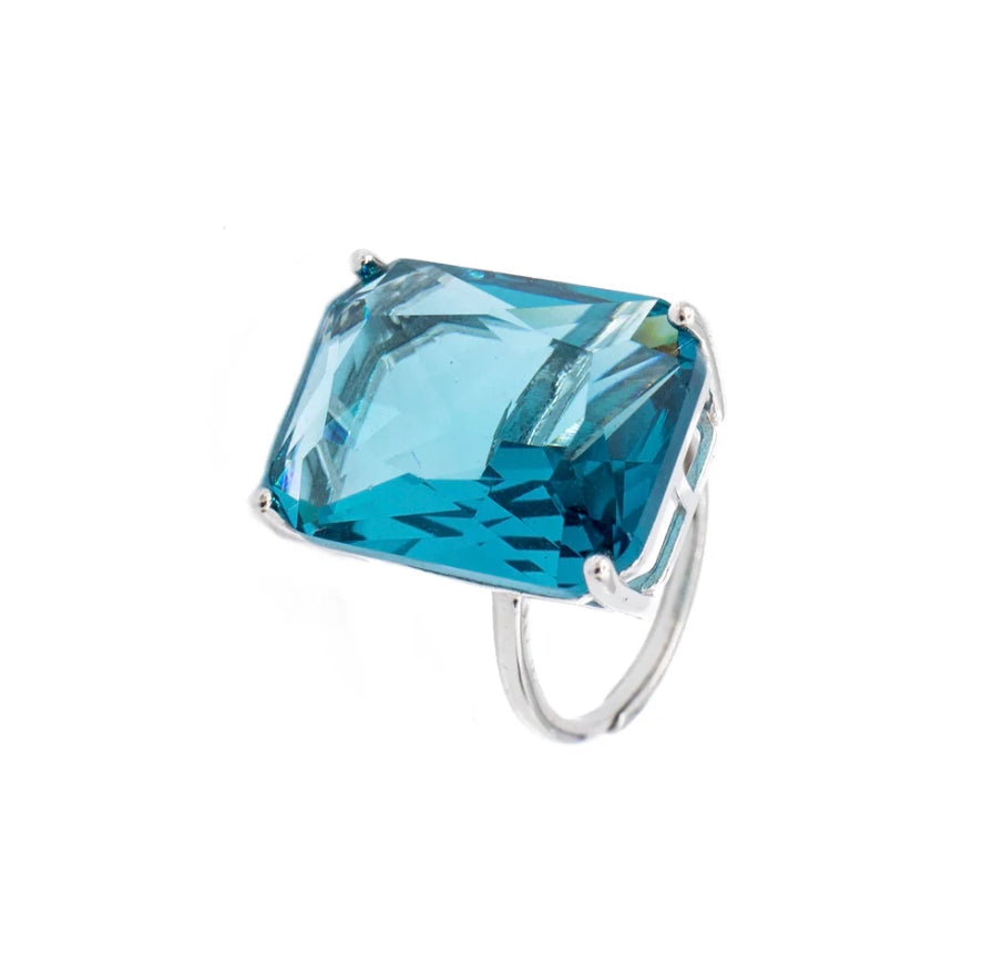 Anello Pietra Rettangolare (AN012)