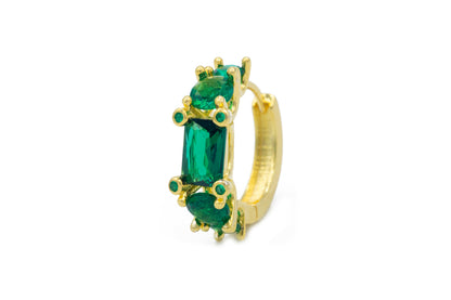 Orecchini cerchietti diamond colour