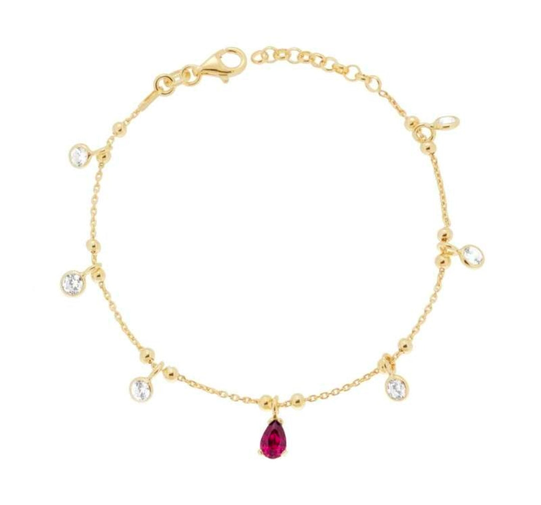 Bracciale con Goccia e zirconi (BR012)