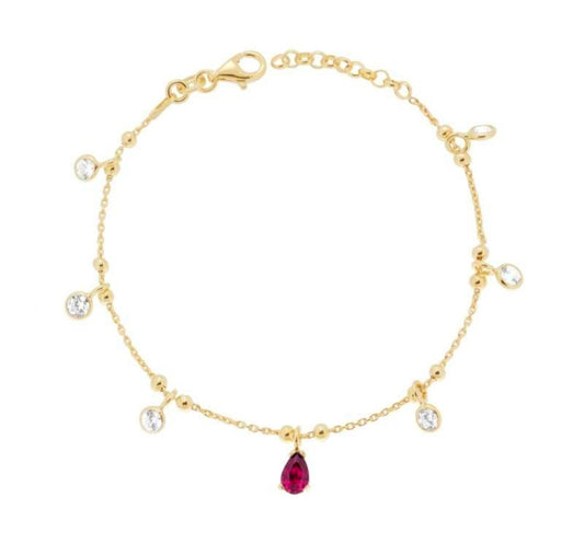 Bracciale con Goccia e zirconi (BR012)