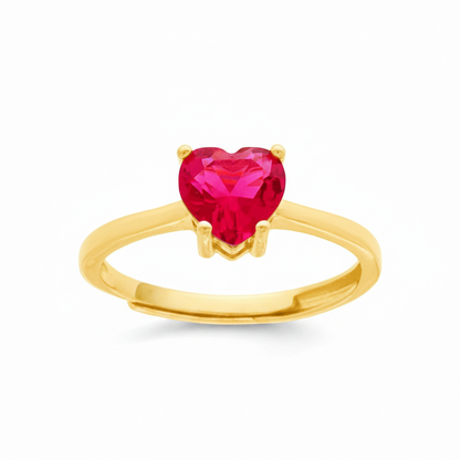 Anello Cuore Solitario