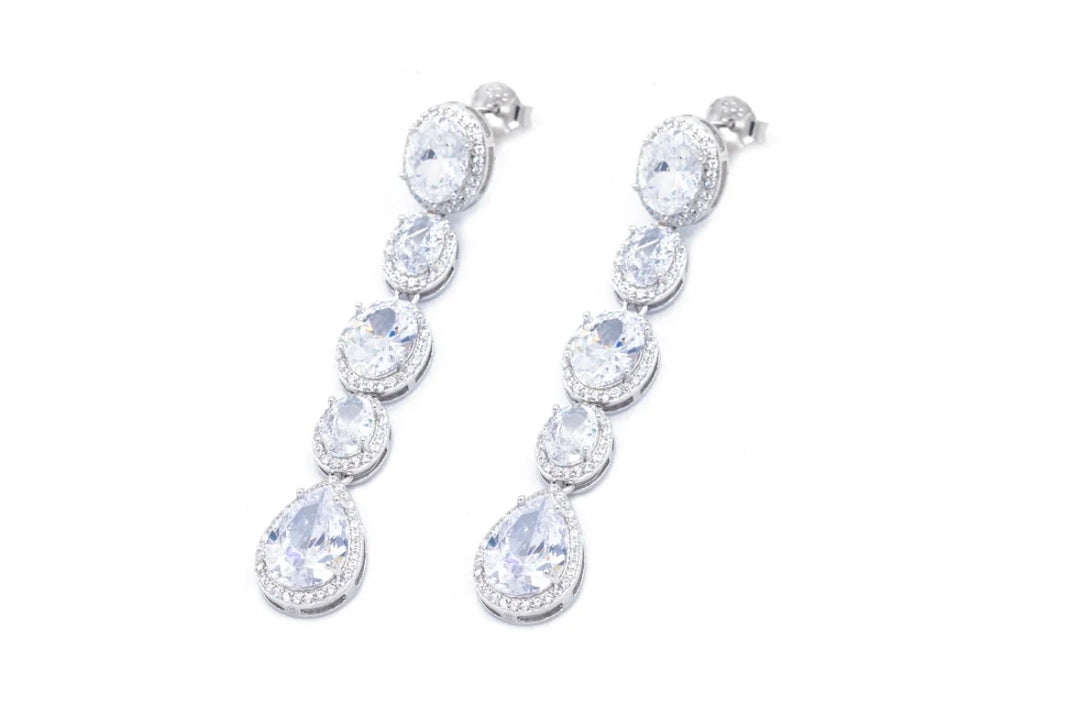 Orecchini goccia pendent diamond (OR013)