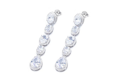 Orecchini goccia pendent diamond (OR013)
