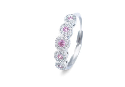 Anello Mezza Veretta Magica Con Pietre Colorate (AN004)