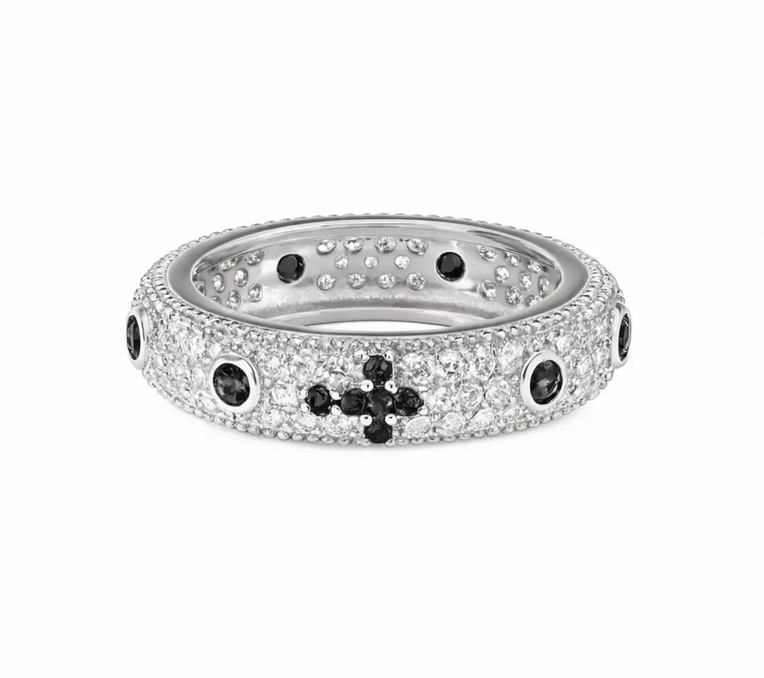 Anello Rosario pavé (AN317)