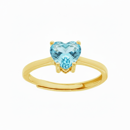 Anello Cuore Solitario