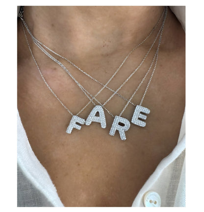 Collana Lettera Bubble